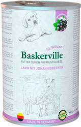 Baskerville Ягненок со смородиной для щенков