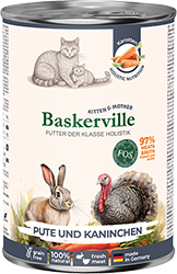 Baskerville Holistic Індичка та кролик для кошенят