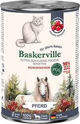 Baskerville Monoprotein Конина для котів