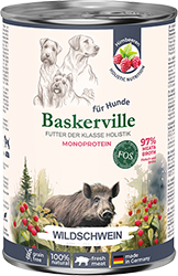 Baskerville Monoprotein Дикий кабан для собак