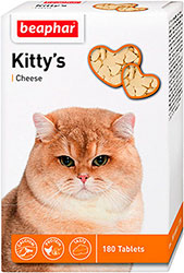 Beaphar Kitty's Cheese - вітаміни для дорослих котів