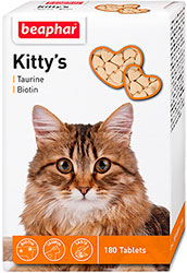 Beaphar Kitty's Taurin та Biotin - вітаміни для дорослих котів