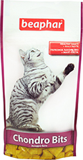 Beaphar Chondro Bits - подушечки для здоровья суставов кошек