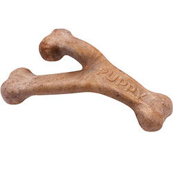 Benebone Puppy Wishbone Bacon Жувальна іграшка зі смаком бекону для цуценят