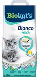Biokat's Bianco Fresh - комкующийся наполнитель для кошачьего туалета, с ароматом