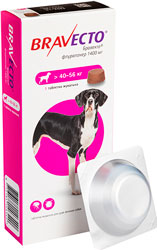 Bravecto Таблетки от блох и клещей для собак весом от 40 до 56 кг