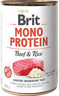 Brit Mono Protein Dog с говядиной и рисом