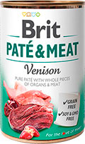 Brit Pate & Meat Dog з олениною