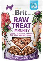 Brit Dog Raw Treat freeze-dried Immunity для підтримання імунітету у собак