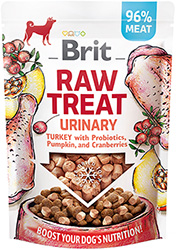 Brit Dog Raw Treat freeze-dried Urinary Лакомства для поддержания здоровья мочевой системы у собак