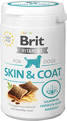 Brit Dog Vitamins Skin and Coat Витаминизированные лакомства для кожи и шерсти у собак