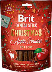 Brit Dog Dental Stick Christmas Apple Strudel Ласощі для собак