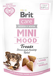 Brit Care Mini Treats Mood Лакомства для уменьшения стресса и тревожности у собак мелких пород