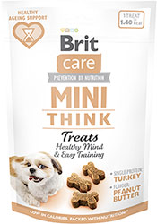 Brit Care Mini Treats Think Лакомства для поддержания мозговой активности у собак мелких пород