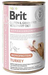 Brit Veterinary Diet Hypoallergenic Dog Cans Turkey