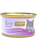 Brit Care Консерва с тунцом и лососем для кошек