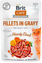 Brit Care Cat Fillets In Gravy с уткой для кошек