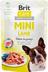 Brit Care Dog Mini Fillets In Gravy с ягненком для собак