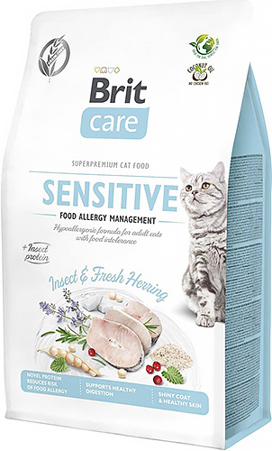 Brit Care Cat Grain Free Sensitive Insect & Fresh Herring