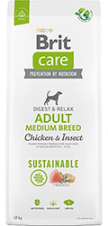 Brit Care Sustainable Adult Medium Breed Chicken and Insect