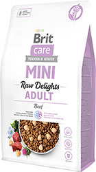 Brit Care Mini Raw Delights Grain Free Adult Beef