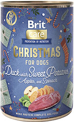 Brit Care Mono Protein Dog Christmas Dinner з качкою, бататом, яблуками та шпинатом