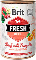 Brit Fresh Dog з яловичиною та гарбузом для собак