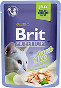 Brit Premium Філе форелі в желе для котів