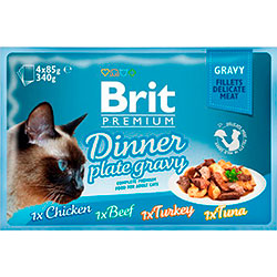 Brit Premium "Обеденная тарелка" в соусе