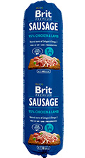 Brit Premium Sausage с курицей и ягненком для собак