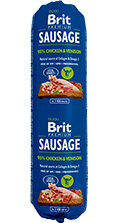 Brit Premium Sausage с курицей и олениной для собак
