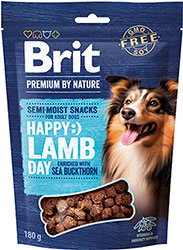 Brit Premium by Nature Semi-moist Snacks Lamb with Sea Buckthorn