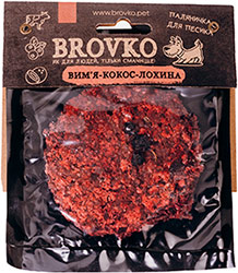 Brovko Паляничка "Вымя-кокос-лохина" для собак