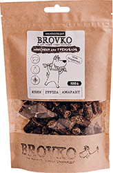 Brovko Снеки "Язык-груша-амарант" для собак