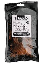 Brovko Джерки з лосося для собак і котів