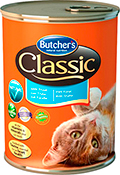 Butcher's Classic с форелью для кошек