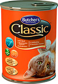 Butcher's Classic с говядиной для кошек