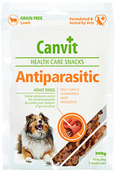 Canvit Antiparasitic Лакомства для поддержания микрофлоры кишечника собак