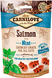 Carnilove Cat Crunchy Snack с лососем и мятой для кошек