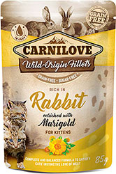 Carnilove Rich In Rabbit with Marigold Kittens