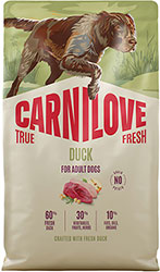 Carnilove True Fresh Dog Adult Duck Carnilove True Fresh Dog Adult Duck