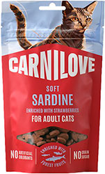 Carnilove Cat Soft Snack с сардиной и клубникой для кошек Carnilove Cat Soft Snack с сардиной и клубникой для кошек