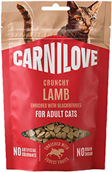 Carnilove Cat Crunchy Snack з ягням та ожиною для котів