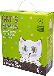 Cat's Premium Сапонітовий наповнювач для котячого туалету