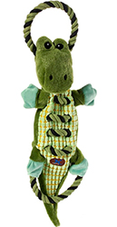 Charming Pet Gator Ropes Сверхпрочная игрушка "Крокодил" для собак
