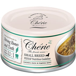 Cherie Dog Small Breed Chicken & Duck in Pumpkin Gravy