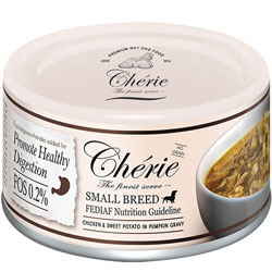 Cherie Dog Small Breed Chicken & Sweet Potato in Pumpkin Gravy