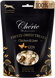 Cherie Dog Freeze-Dried Treats Chicken and Liver