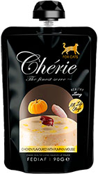 Cherie Squeeze-Up Pouch Chicken & Pumpkin Mousse Cat All Life Stage