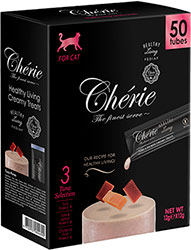 Cherie Cat Healthy Living Creamy Treats Mega Pack Tuna Selection